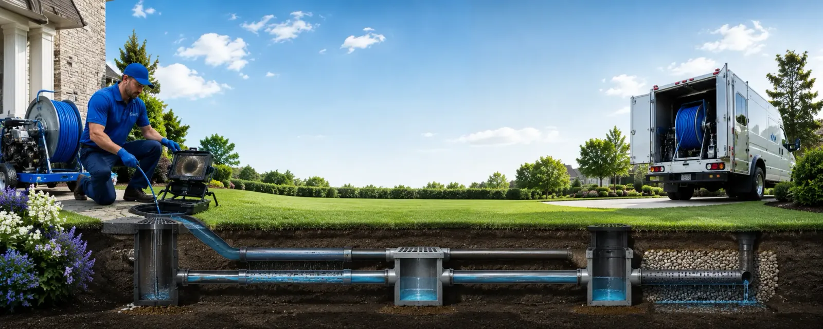 Outdoor drain cleaning information for Ebensburg, PA